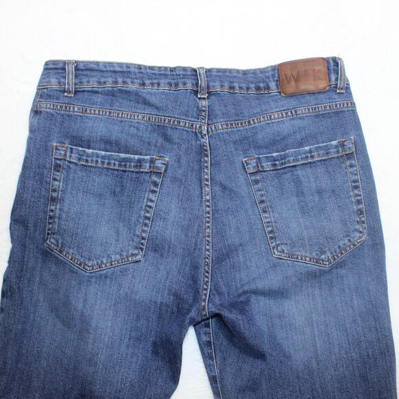 Williams & Kent Men’s Blue Jeans Straight Fit Made in Italy 36x30 - Picture 3 of 8